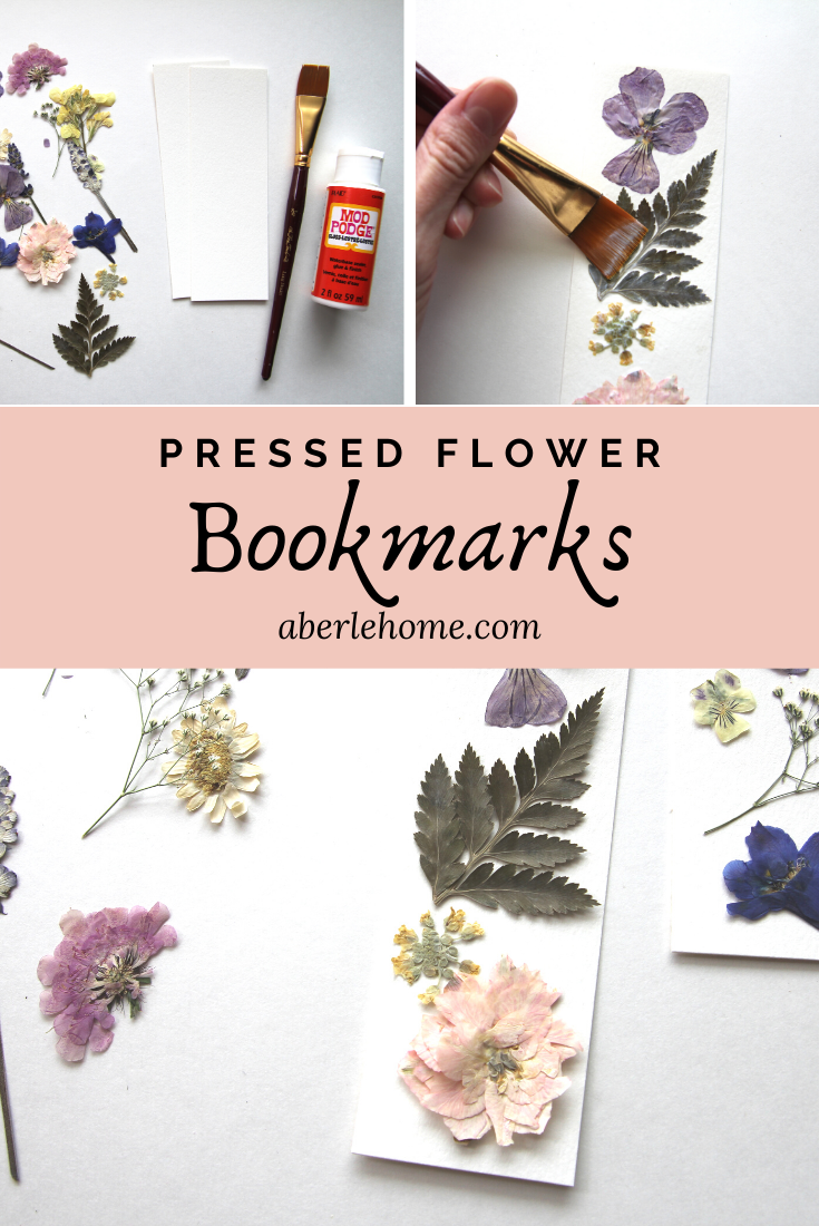 Pressed Flower Bookmarks Aberle Home
