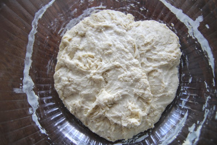 dough after autolyse
