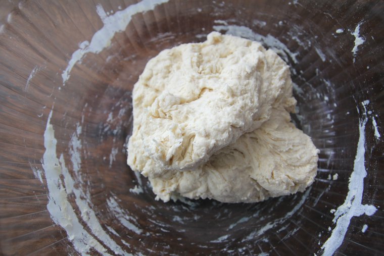 dough ready for autolyse