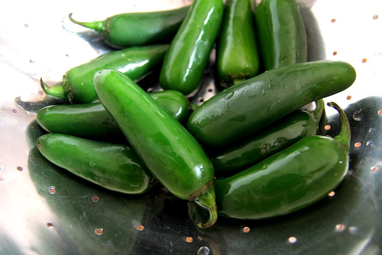 rinse jalapenos