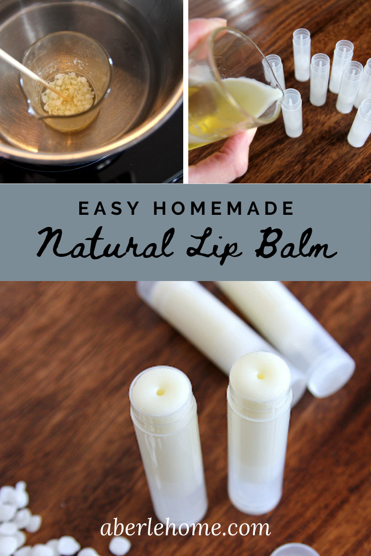 Natural Lip Balm Recipe - Aberle Home