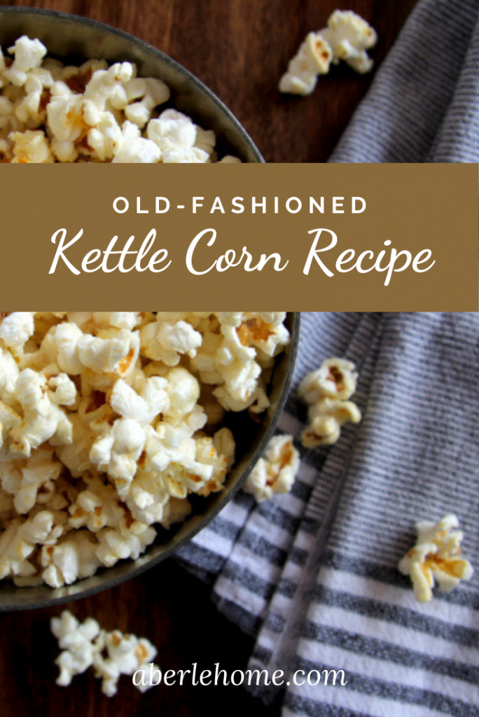 Old fashioned kettle clearance popcorn maker