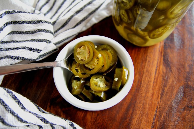 sliced jalapenos