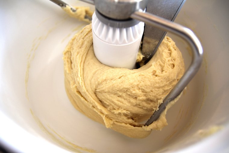 mix until a smooth dough forms