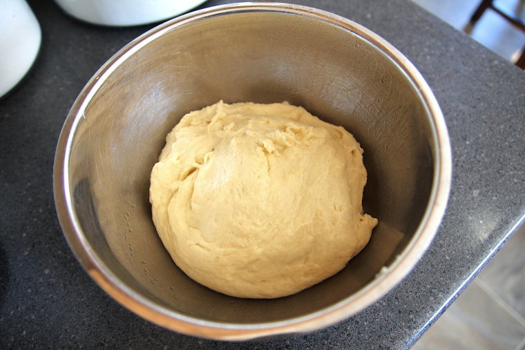 transfer dough to an oiled bowl