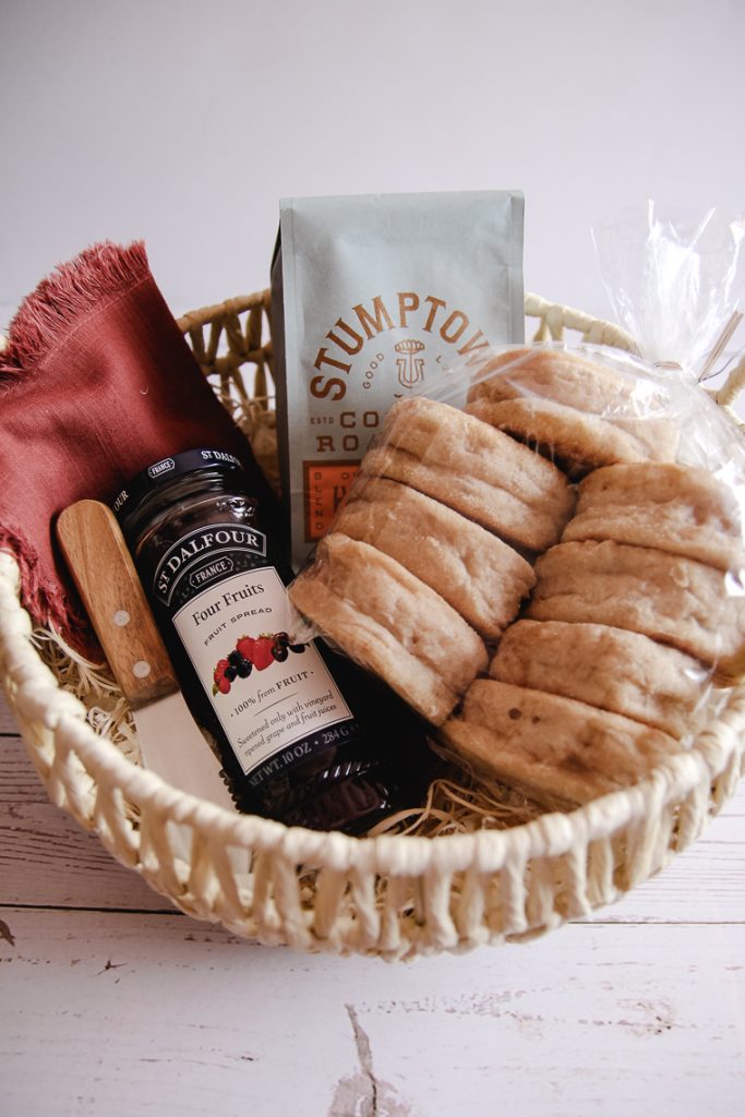 sourdough english muffin gift basket