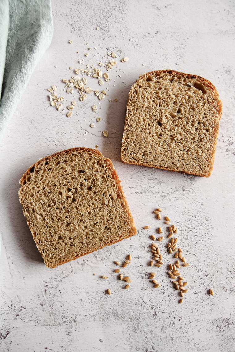 Maple Oat Sourdough Bread (100 Wholegrain) Aberle Home