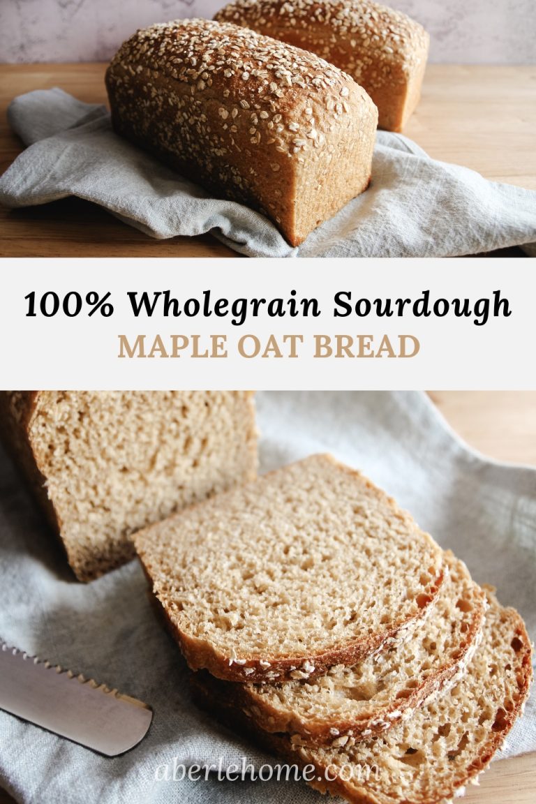Maple Bread Maple Oat Sourdough Bread (100% Wholegrain) - Aberle Home