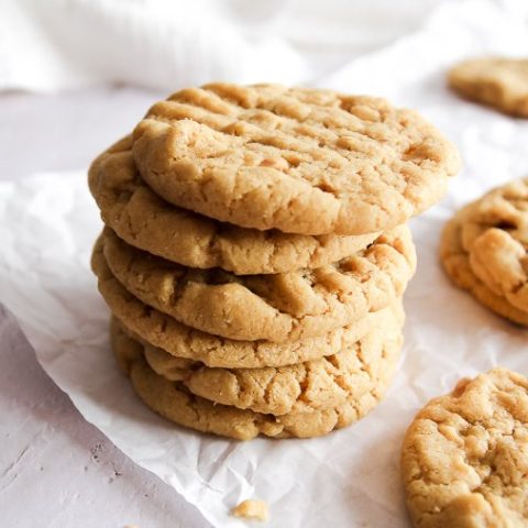 whole wheat peanut butter cookies