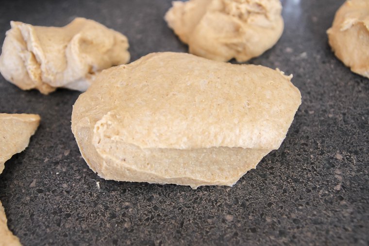gluten development can be seen when dividing dough