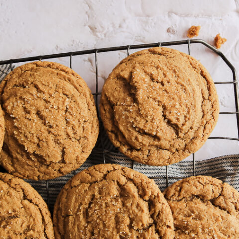 whole wheat molasses cookies