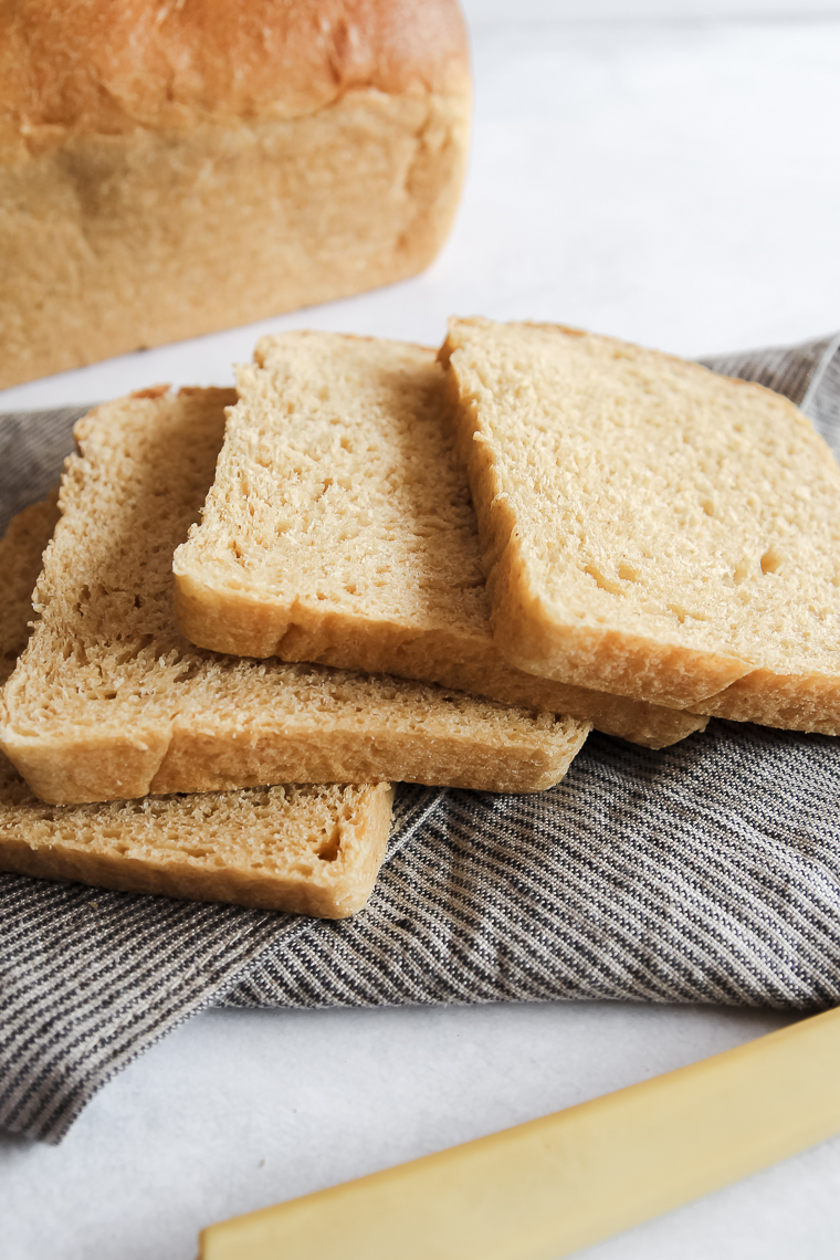 slices of sourdough whole wheat sandwich bread