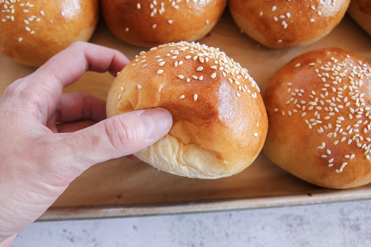 the best sourdough hamburger buns