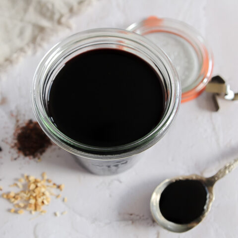 elderberry syrup with rosehips and astragalus