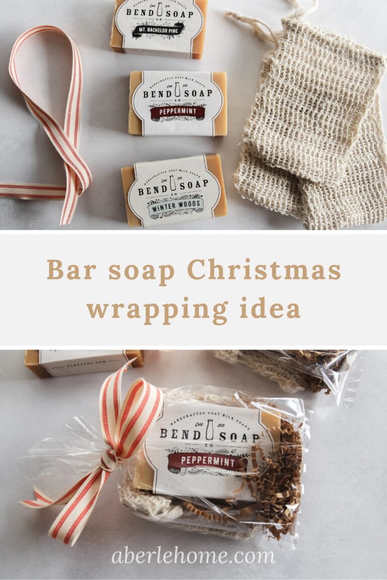 Soap Wrapping Examples Bar Soap Christmas Wrapping Idea - Aberle Home