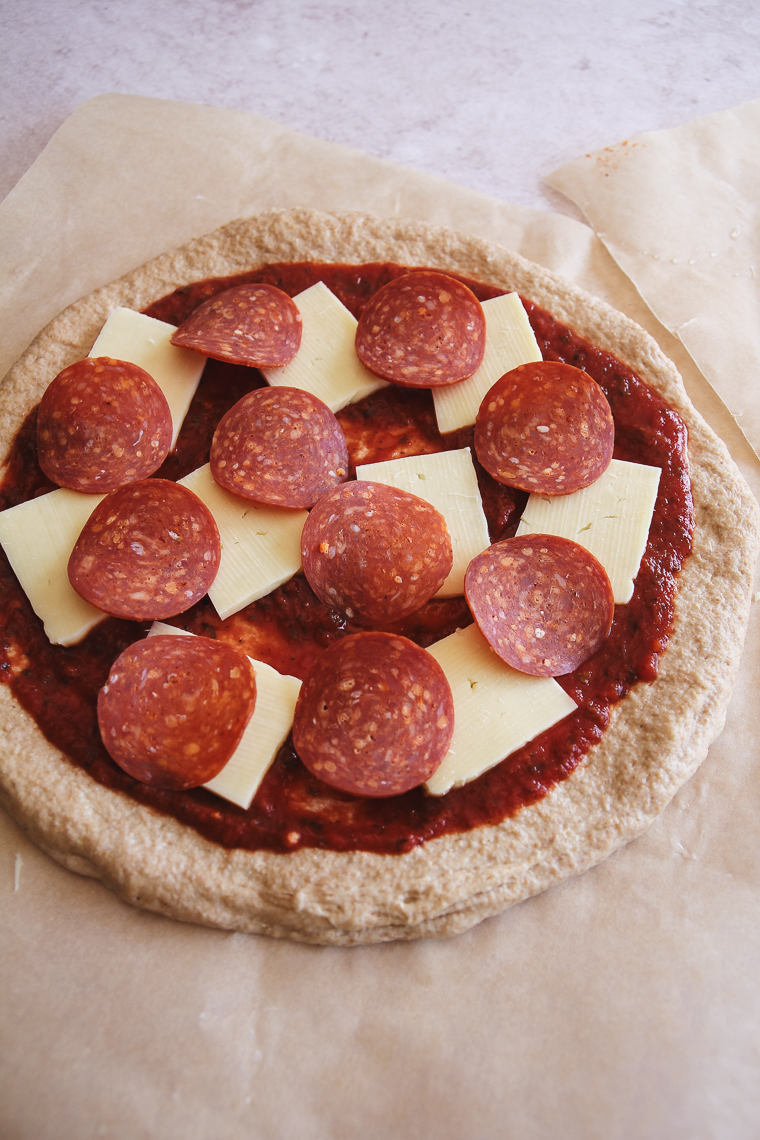 adding toppings