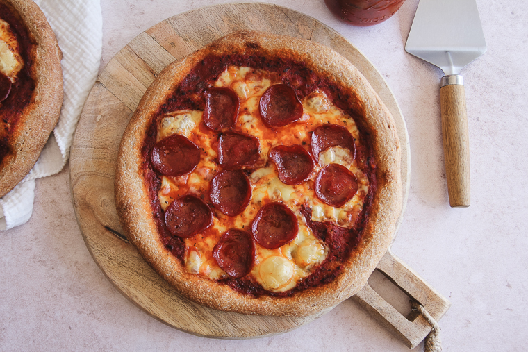 whole wheat sourdough pizza crust