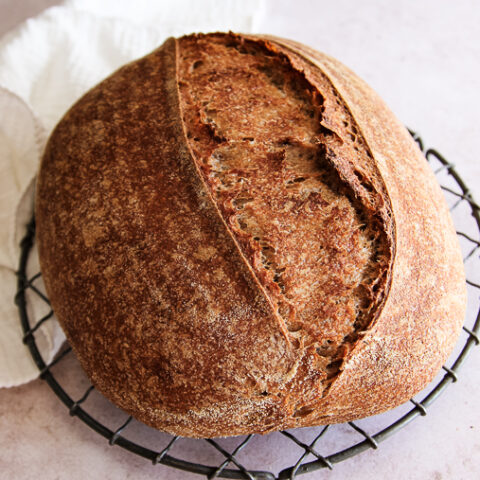 whole wheat sourdough bread